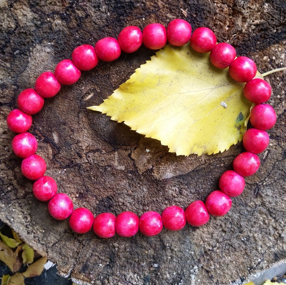 Wooden Bead Necklace